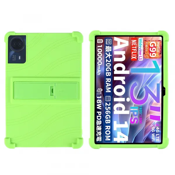 WAVE Silikónový obal pre Teclast T65 Max zelený