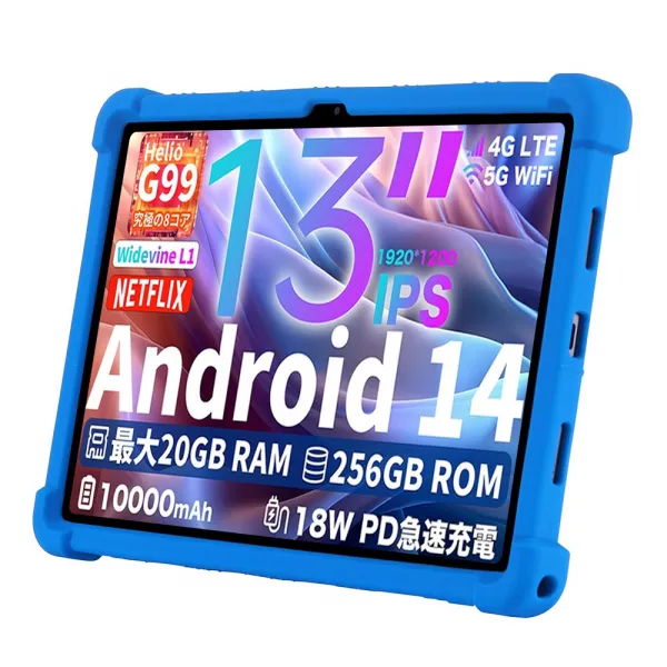 WAVE Silikónový obal pre Teclast T65 Max modrý