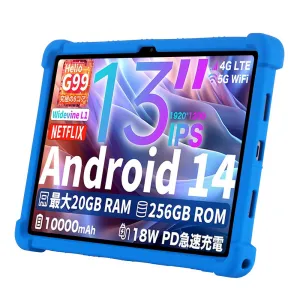 WAVE Silikónový obal pre Teclast T65 Max modrý