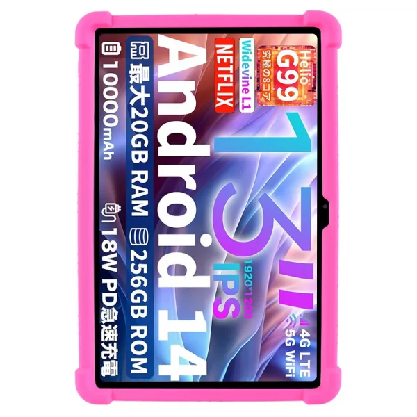 WAVE Silikónový obal pre Teclast T65 Max ružový