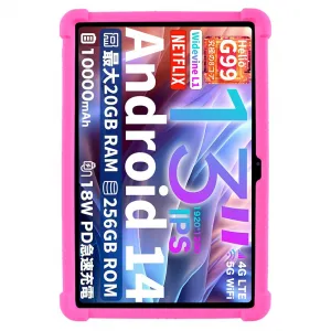 WAVE Silikónový obal pre Teclast T65 Max ružový
