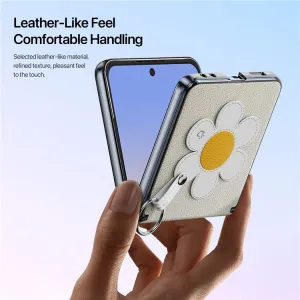 DUX LUVY Kryt so šnúrkou pre Samsung Galaxy Z Flip7 5G DAISY