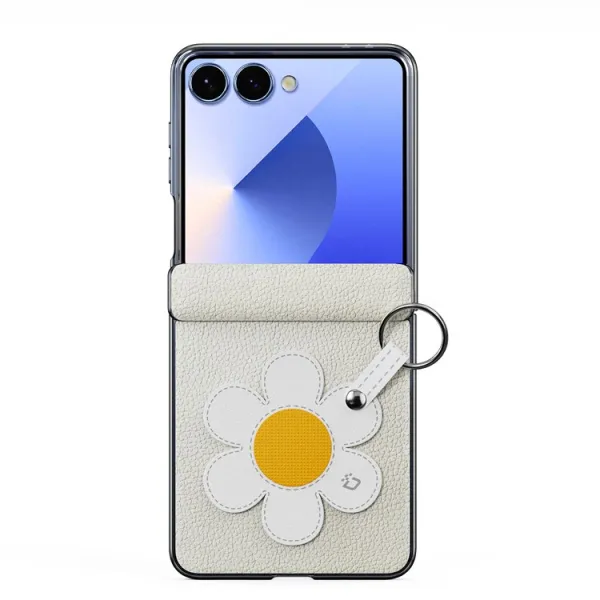 DUX LUVY Kryt so šnúrkou pre Samsung Galaxy Z Flip7 5G DAISY