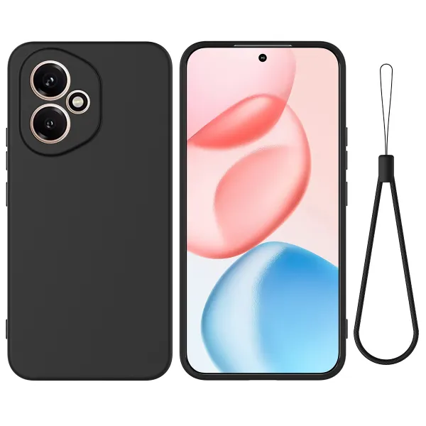 RUBBER Ochranný kryt pre Honor 400 5G čierny