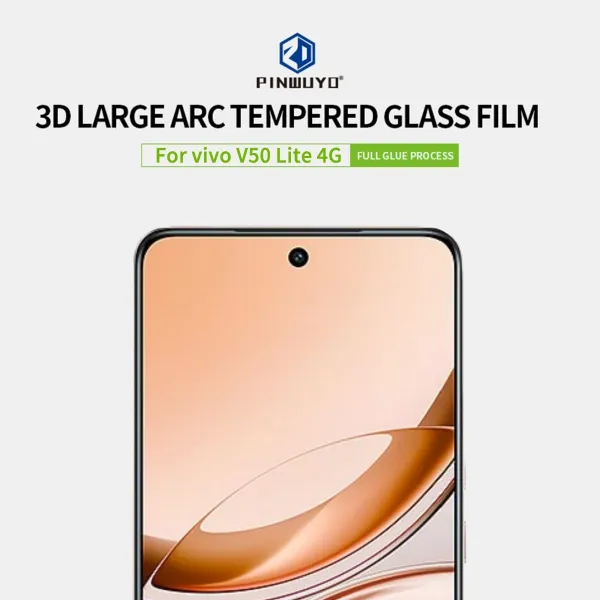 3D Tvrdené ochranné sklo pre Vivo V50 Lite