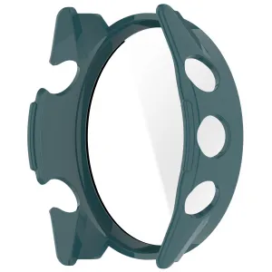 PC FULL COVER Plastový kryt so sklom pre Garmin Forerunner 570 42mm zelený