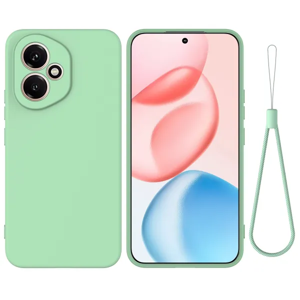 RUBBER Ochranný kryt pre Honor 400 5G zelený