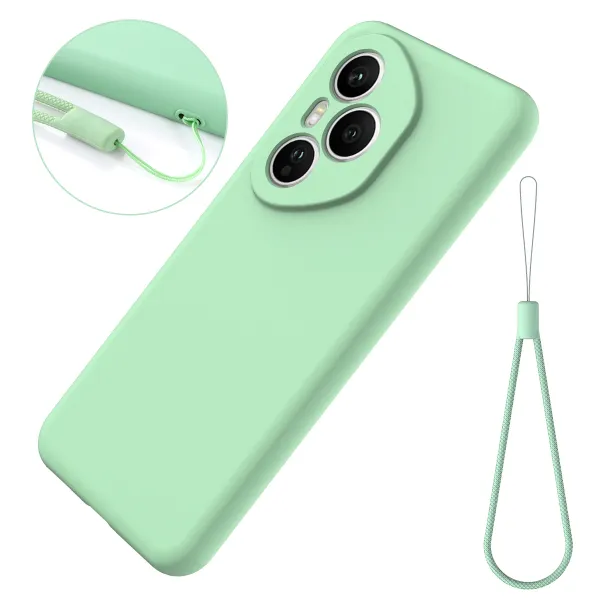 RUBBER Ochranný obal pre Honor 400 Pro 5G zelený