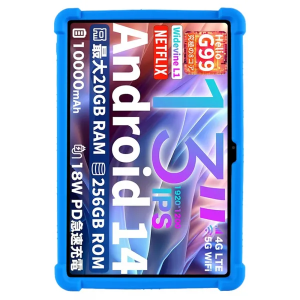 WAVE Silikónový obal pre Teclast T65 Max modrý
