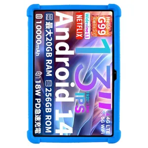 WAVE Silikónový obal pre Teclast T65 Max modrý