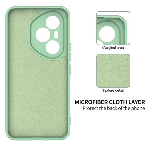 RUBBER Ochranný obal pre Honor 400 Pro 5G zelený