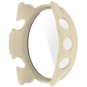 PC FULL COVER Plastový kryt so sklom pre Garmin Forerunner 570 47mm IVORY WHITE