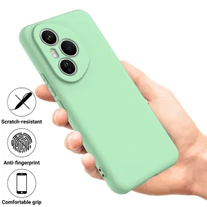 RUBBER Ochranný obal pre Honor 400 Pro 5G zelený