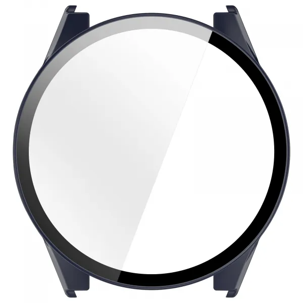 PC FULL COVER Plastový kryt so sklom pre Garmin Forerunner 570 42mm modrý