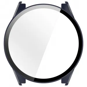 PC FULL COVER Plastový kryt so sklom pre Garmin Forerunner 570 42mm modrý