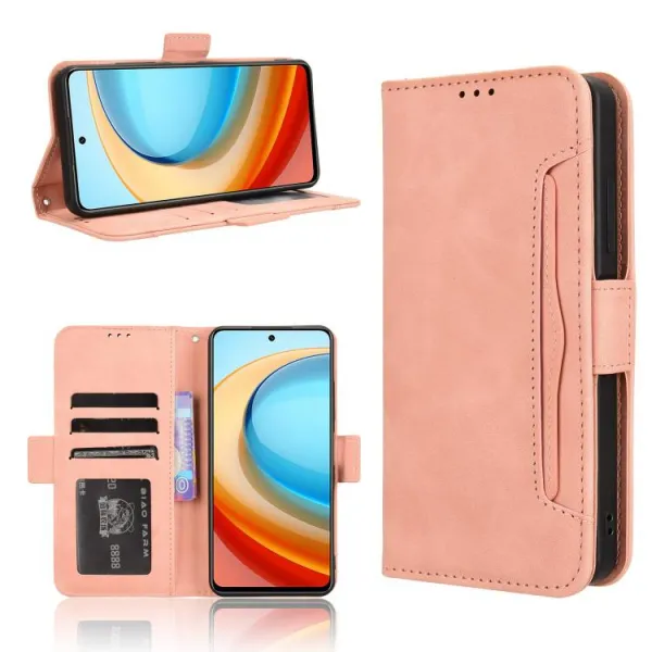 SLOT Peňaženkový obal pre ZTE Blade A75 5G / Nubia Focus 5G ružový