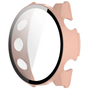 PC FULL COVER Plastový kryt so sklom pre Garmin Forerunner 570 47mm ružový