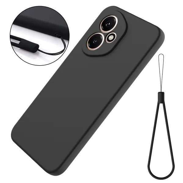 RUBBER Ochranný kryt pre Honor 400 5G čierny