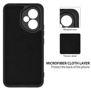RUBBER Ochranný kryt pre Honor 400 5G čierny