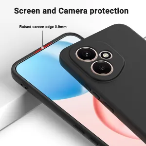 RUBBER Ochranný kryt pre Honor 400 5G čierny
