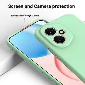 RUBBER Ochranný kryt pre Honor 400 5G zelený