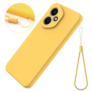 RUBBER Ochranný kryt pre Honor 400 5G žltý