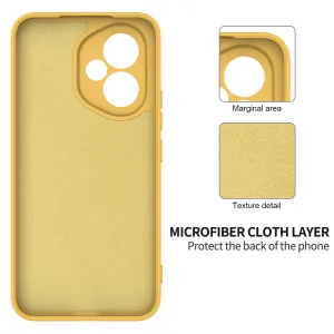 RUBBER Ochranný kryt pre Honor 400 5G žltý