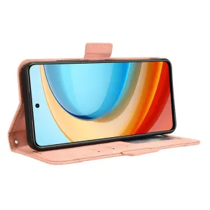 SLOT Peňaženkový obal pre ZTE Blade A75 5G / Nubia Focus 5G ružový