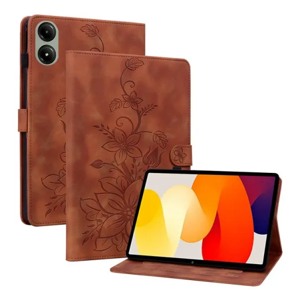 ART LILY Zaklápacie puzdro pre Xiaomi Redmi Pad 2 hnedé