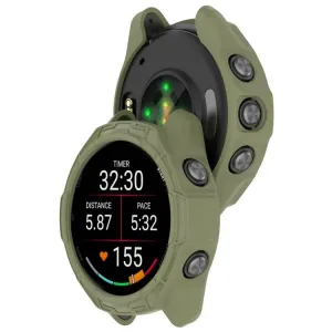 TPU HALF COVER Kryt pre Garmin Forerunner 970 zelený