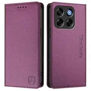 RINA Zaklápacie puzdro pre ZTE V70 Vita tmavofialové