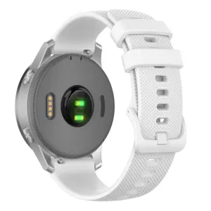 SILICONE Vymeniteľný remienok pre Garmin Forerunner 570 47mm biely