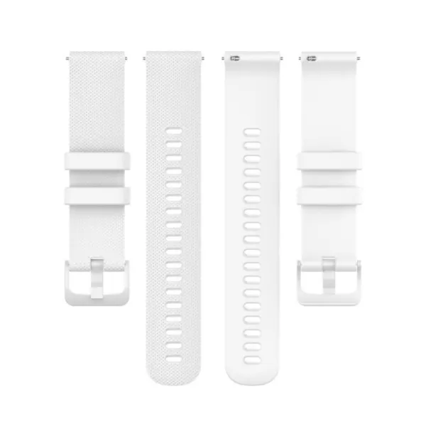 SILICONE Vymeniteľný remienok pre Garmin Forerunner 570 47mm biely