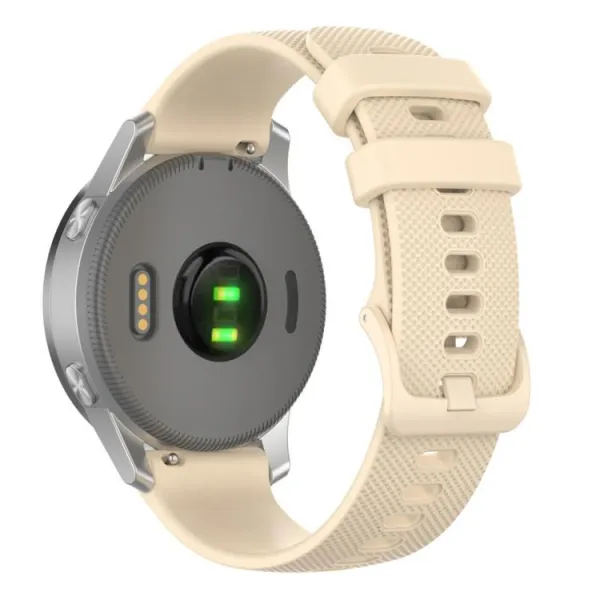 SILICONE Vymeniteľný remienok pre Garmin Forerunner 570 42mm béžový