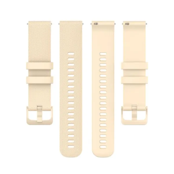 SILICONE Vymeniteľný remienok pre Garmin Forerunner 570 42mm béžový
