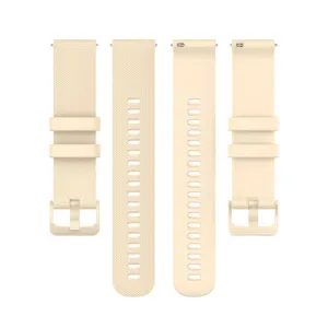 SILICONE Vymeniteľný remienok pre Garmin Forerunner 570 42mm béžový