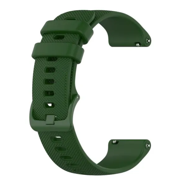 SILICONE Vymeniteľný remienok pre Garmin Forerunner 570 47mm tmavozelený