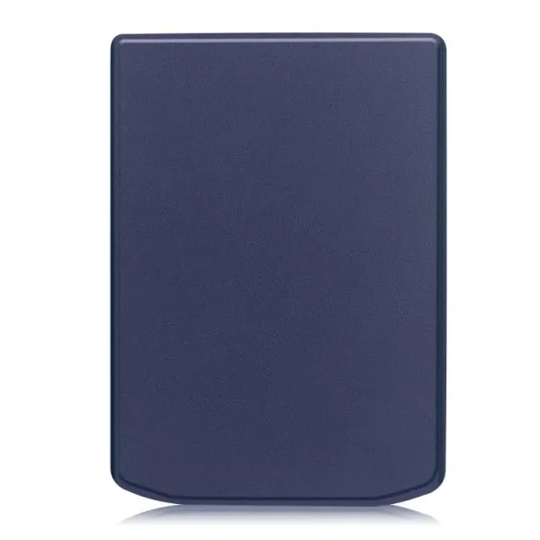 LEATHER Zaklápací kryt pre PocketBook 619 Verse Lite modrý