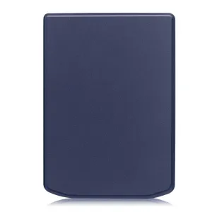 LEATHER Zaklápací kryt pre PocketBook 619 Verse Lite modrý