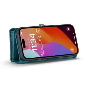 WALLET Ochranný kryt s peňaženkou 2v1 pre Apple iPhone 16 Pro modrý