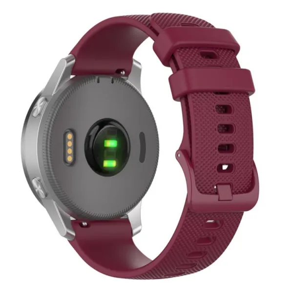 SILICONE Vymeniteľný remienok pre Garmin Forerunner 570 42mm bordový
