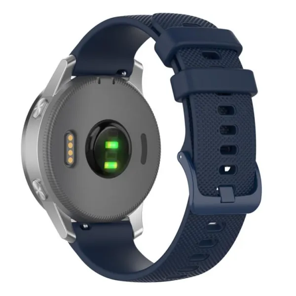 SILICONE Vymeniteľný remienok pre Garmin Forerunner 570 42mm tmavomodrý