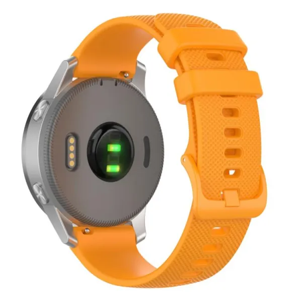 SILICONE Vymeniteľný remienok pre Garmin Forerunner 570 47mm oranžový