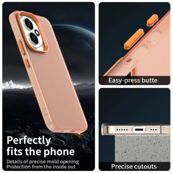 CANDY Ochranný kryt pre Honor 400 5G oranžový