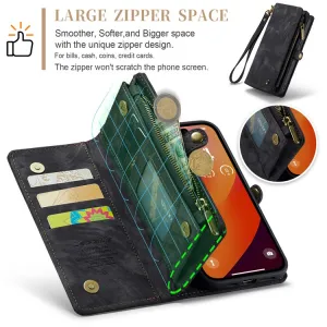 WALLET Ochranný kryt s peňaženkou 2v1 pre Apple iPhone 16 Pro čierny