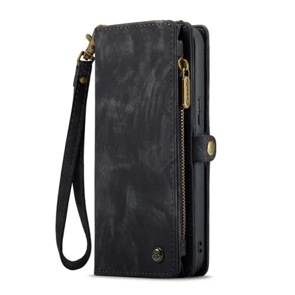 WALLET Ochranný kryt s peňaženkou 2v1 pre Apple iPhone 16 Pro čierny