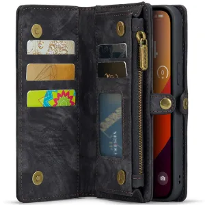 WALLET Ochranný kryt s peňaženkou 2v1 pre Apple iPhone 16 Pro čierny