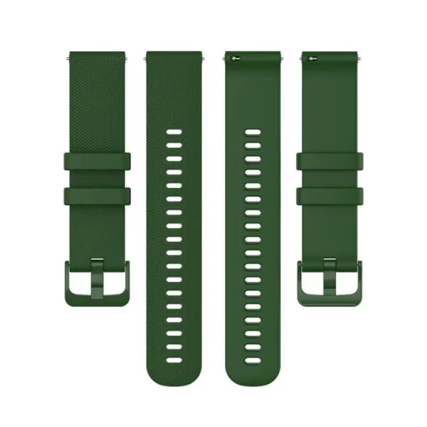 SILICONE Vymeniteľný remienok pre Garmin Forerunner 570 47mm tmavozelený