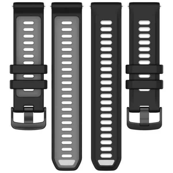 SPORTY Vymeniteľný silikónový remienok Garmin Forerunner 970 čierno-šedý