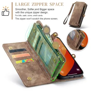 WALLET Ochranný kryt s peňaženkou 2v1 pre Apple iPhone 16 Pro Max hnedý